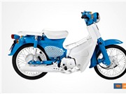 Bóng đá anh, ngoại hạng anh, lịch thi đấu euro 2012, Scooter sành điệu mang dáng dấp Honda Super Cub